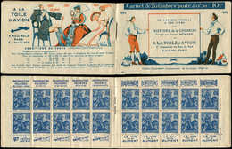 CARNETS (N°Cérès Jusqu'en1964) 146  Jeanne D'Arc, 50c. Bleu, N°257, T I, S. Histoire De La Chemise, Couv. B Vichy Bleu C - Altri & Non Classificati