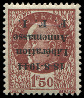 * TIMBRES DE LIBERATION ANNEMASSE 6a : 1f50 Avec Surcharge RENVERSEE, TB - Libération