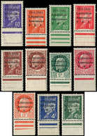 ** TIMBRES DE LIBERATION ANNEMASSE 20/30 : Chiffres Maigres, Bdf, TB - Liberation