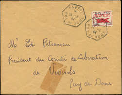 Let TIMBRES DE LIBERATION BAFFIE Vignette Obl. Càd Hexagonal BAFFIE 24/8/44 S. Env., TB - Liberation