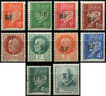 ** TIMBRES DE LIBERATION CHATELLERAULT 2/7, 9/10, 12 Et 14 : N°12 *, TB - Liberation