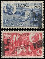 (*) TIMBRES DE LIBERATION PARIS 122 N°607/08 : Corporation, 2e Surcharge, TB, Signés Mayer - Liberation