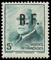 ** TIMBRES DE LIBERATION POITIERS 62 : 5f. Vert-bleu, TB, Signé Mayer - Liberation