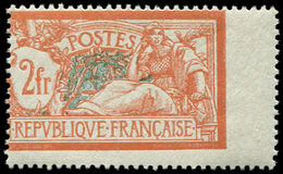 ** VARIETES 145m  Merson,  2f. Orange Et Vert-bleu, PIQUAGE à CHEVAL, TB, Cote Maury - Unused Stamps