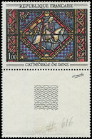 ** VARIETES 1427a  Sens, SANS Le Vert, Bdf, TB - Unused Stamps