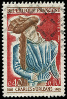 VARIETES 1445   Charles D'Orléans, 0,40 + 0,10, ANNULATION Des Rebuts, TB. C - Unused Stamps
