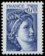 ** VARIETES 2056   Sabine, 0,70 Bleu-violet, SANS PHOSPHO, TB. J - Unused Stamps