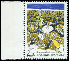 ** VARIETES 2395   Venise à Paris, SANS Le Rouge, Bdf, 2 Signatures Calves, TB - Unused Stamps