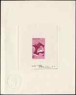 EPREUVES D'ARTISTES ET D'ATELIER 1942   Chambre Economique Française, épreuve D'artiste En Lilas Rose Signée, TB - Prove D'artista