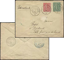 Let LETTRES DU XXe SIECLE N°129 Et 130 Obl. Càd ZANZIBAR 26/7/04 S. Env., Arr. DJIBOUTI Le 2/8, R Et TB - Storia Postale