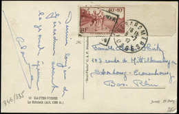 Let LETTRES DU XXe SIECLE N°347 Bdf Obl. 5/7/17 Sur CP, Tarif LSI Durée 27 Jours, TB - Storia Postale