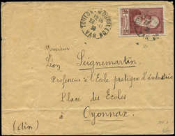 Let LETTRES DU XXe SIECLE N°380 Obl. 29/11/38 Sur Env., Tarif Imprimé Intérieur, TB - Storia Postale