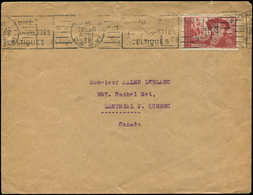 Let LETTRES DU XXe SIECLE N°384 Obl. PARIS 30/8/38 S. Env., Tarif Spécial Pour Le CANADA, TB - Storia Postale