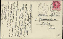 Let LETTRES DU XXe SIECLE N°516 Obl. CANNES 26/1/42 Sur CP Pour La SUISSE, TB - Storia Postale