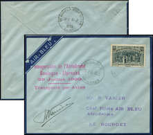 Let Air Bleu N°444 Obl. Càd BOULOGNE/MER 29/7/39 S. Env., Cachet , Inauguration De L'Aérodrome De BOULOGNE, TB - First Flight Covers
