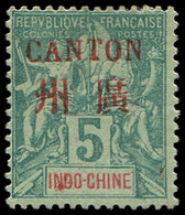 * CANTON 4 : 5c. Vert, TB. Br - Other & Unclassified