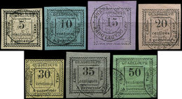 GUADELOUPE Taxe 6/12 : Série De 1884, Obl., TB - Other & Unclassified