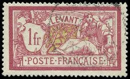 LEVANT 26 : 1f. Lie De Vin Et Olive, Obl., TB - Other & Unclassified