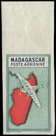 ** MADAGASCAR PA 29 : (2f) Bleu-vert Et Bleu, NON DENTELE Sans La Valeur, Bdf, TB, Cote Maury - Other & Unclassified