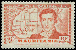 ** MAURITANIE 95a : 90c. Orange, René Caillié, Grande Légende, TB - Other & Unclassified