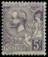 * MONACO 46 : 5f. Violet, Prince Albert Ier, TB - Used Stamps