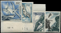 ** MONACO PA 55/58 : Oiseaux De Mer, Dentelés 11, Bdf, 4 Valeurs, TB - Airmail