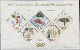 ** MONACO BF Spéciaux 7 : J.O De Tokyo, NON DENTELE, TB - Blocks & Sheetlets