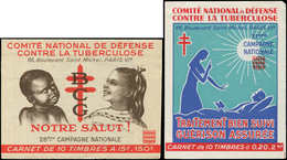 MONACO 2 Carnets Antituberculeux, 28e Et 31e Campagne, R Et TB - Used Stamps