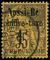 NOSSI-BE Taxe 6 : 1f. Sur 35c. Violet-noir Sur Orange, Obl., TB - Sonstige & Ohne Zuordnung