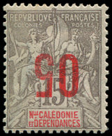 * NOUVELLE CALEDONIE 105a : 05 Sur 15c. Gris, Surcharge RENVERSEE, TB - Unused Stamps