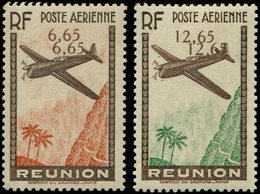 * REUNION PA 3b Et 5c : 6,65 Et 12,65, Valeurs DOUBLEES, TB - Other & Unclassified