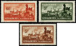 ** SARRE 162/64 : La Série Neunkirchen, TB - Neufs