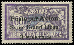 * SYRIE PA 15 : 3pi. Sur 60c. Violet Et Bleu, Surcharge T II (tirage 750 Ex.), TTB - Other & Unclassified