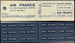 SYRIE PA Carnet Provisoire De Vignettes Par Avion "Air France" Dans Une Couv. De Fabrication Locale, TB - Other & Unclassified
