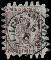 FINLANDE 11 : 5p. Brun-lilas Sur Gris, Obl. Càd, Manque Une Dent, TB - Used Stamps