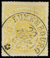 LUXEMBOURG 14 : 4c. Jaune, Obl. Càd 22/11/65, TTB - 1852 Guglielmo III