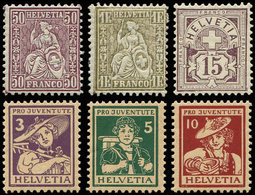 ** SUISSE 56, 57, 105 Et 151/53 : TB, Cote SBK 555 FS - Used Stamps