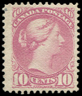 (*) CANADA 34a : 10c. Lilas, Un Grain Dans Le Papier, TB - Altri & Non Classificati