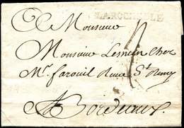 Let HAITI  : Lettre De St MARC Du 17/8/1757 Pour Bordeaux, MP LA ROCHELLE Et Taxe 4, TB - Haiti