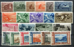 * Italie, Petite Sélection 1930-1934, Dont Football Et Zeppelin, TB - Collections (with Albums)