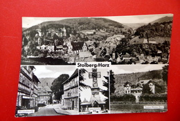 Stolberg - Kleinformat - Echtfoto DDR 1961 - Harz Fachwerk Neustadtstraße - Mansfeld-Südharz - Stolberg (Harz)