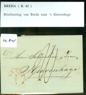 BRIEFOMSLAG Uit 1850 Gelopen Van BREDA Naar 's-GRAVENHAGE  (10.845) - ...-1852 Prephilately