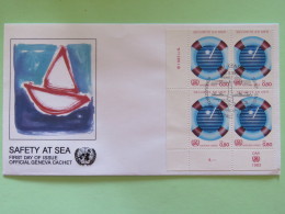 United Nations (Geneva) 1983 FDC Cover - Safety At Sea - Brieven En Documenten