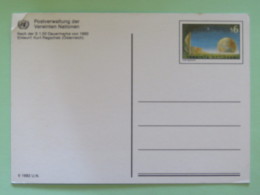 United Nations (Wien) 1992 Stationery Maxicard Unused - Earth - Brieven En Documenten