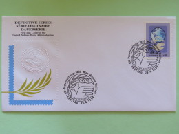 United Nations (Wien) 1994 FDC Cover Dove With Globe - Covers & Documents