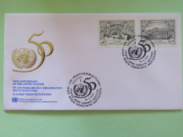 United Nations (Wien) 1995 FDC Cover 50 Anniv. - Lettres & Documents