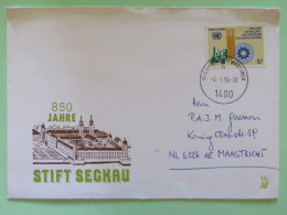 United Nations (Wien) 1996 Cover To Holland - Science Technology Economy - Stift Seckau - Storia Postale