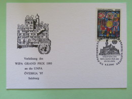 United Nations (Wien) 1997 Special Cancel On Card - UNPA WIPA OVEBRIA Salzburg - Lettres & Documents