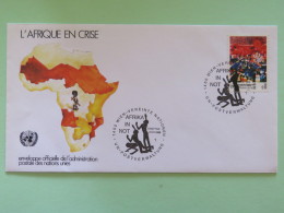 United Nations (Wien) 1986 FDC Cover Africa In Crisis - Lettres & Documents