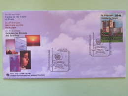 United Nations (Wien) 1999 FDC Cover In Memoriam Of Fallen For Cause Of Peace - Brieven En Documenten